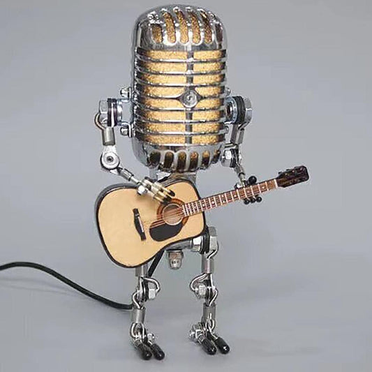 Retro Mic & Guitar Desk Lamp - AMPED