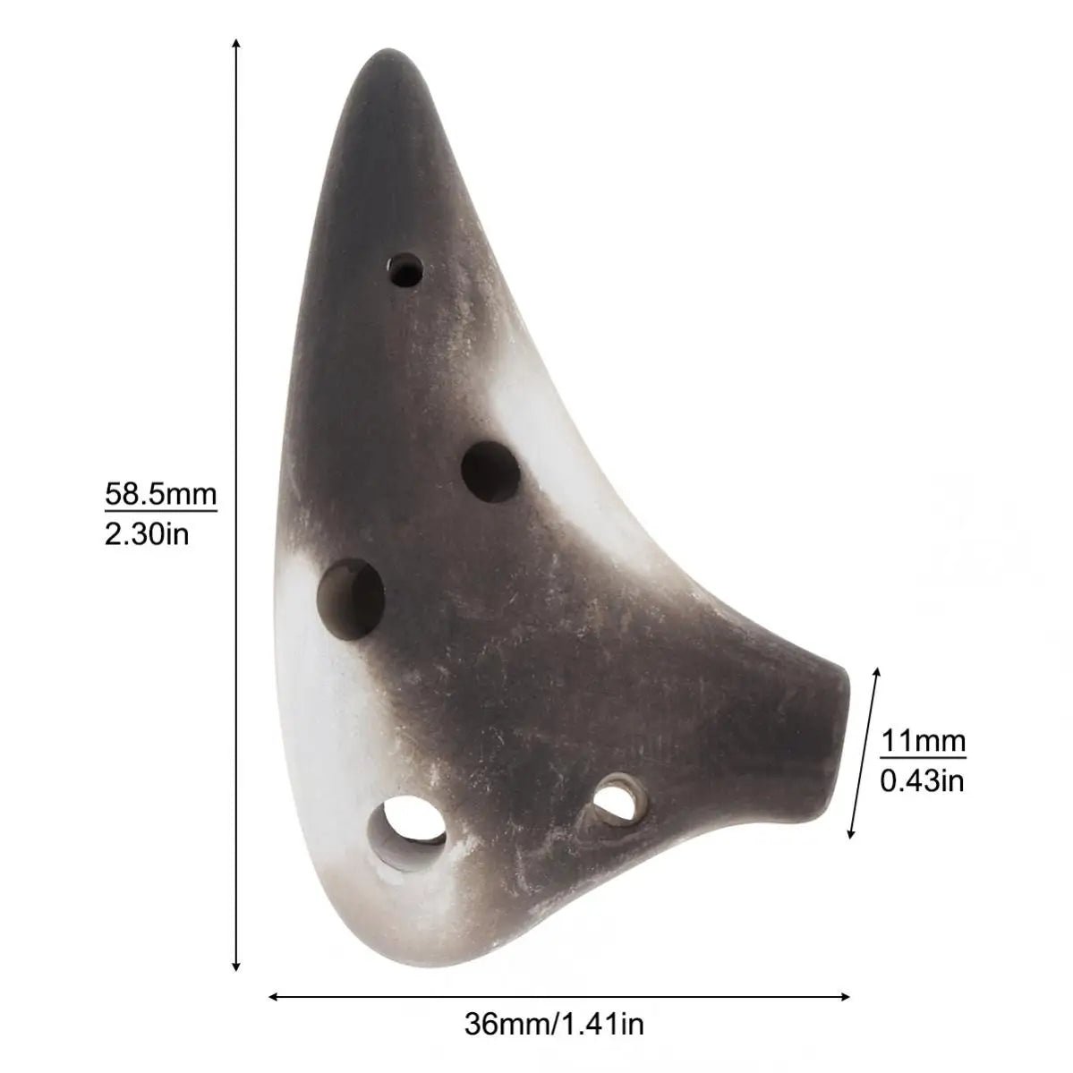 Retro Smoky Ocarina (Soprano C) - AMPED