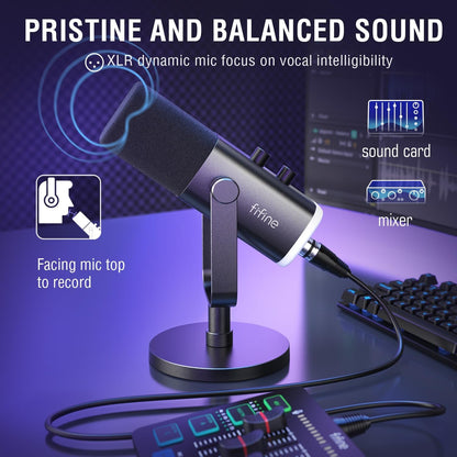 RGB Streaming Mixer & Mic Bundle - AMPED
