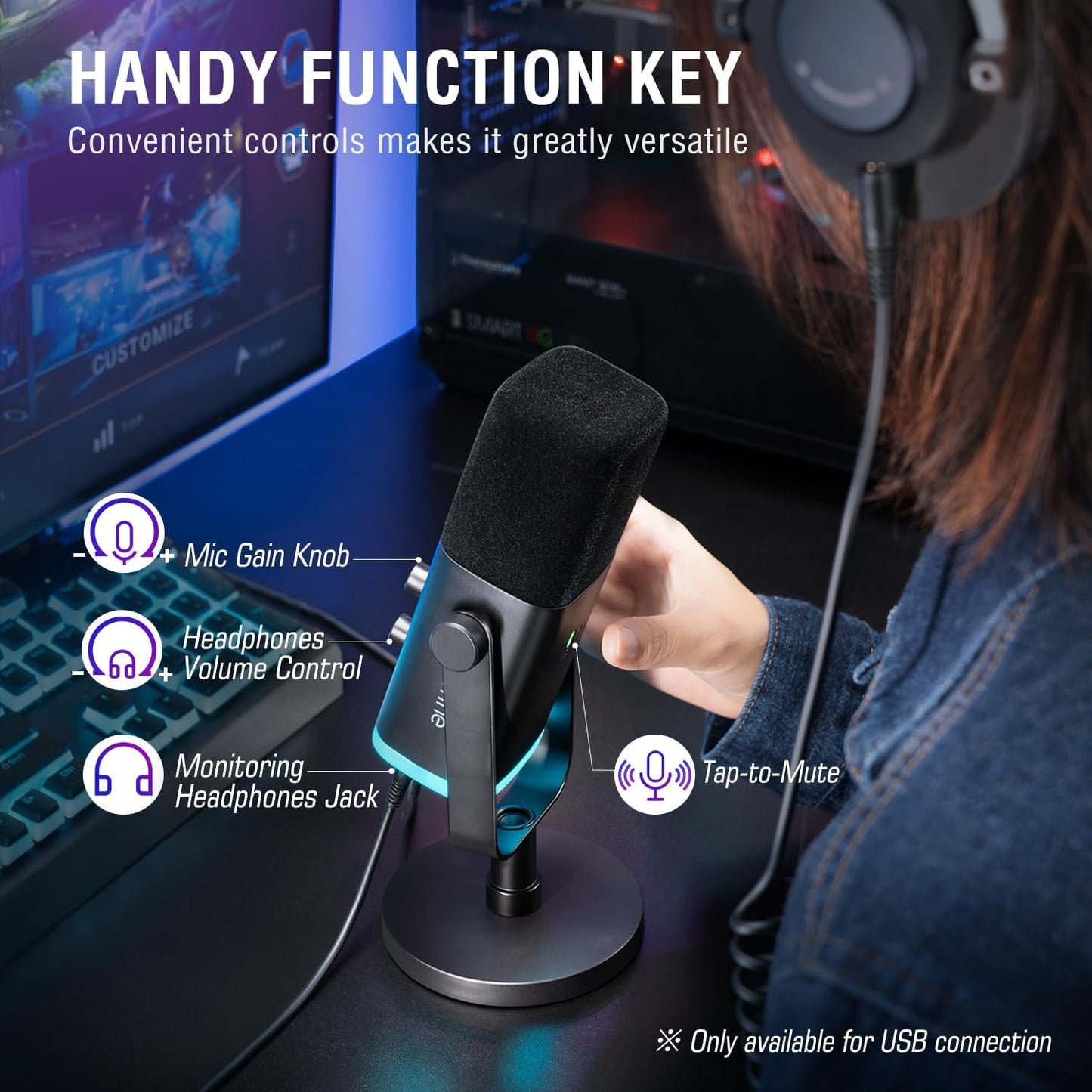 RGB Streaming Mixer & Mic Bundle - AMPED