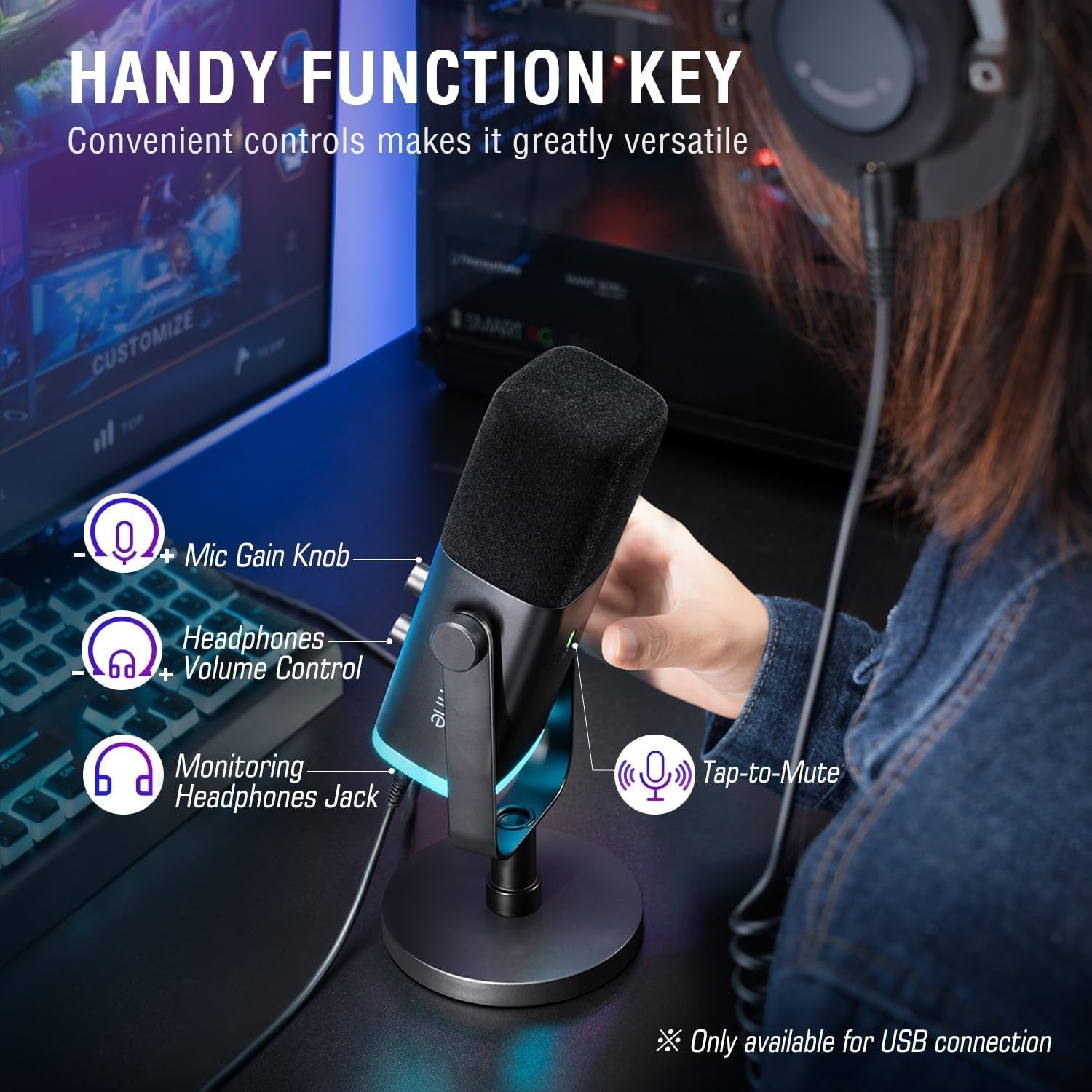 RGB Streaming Mixer & Mic Bundle - AMPED