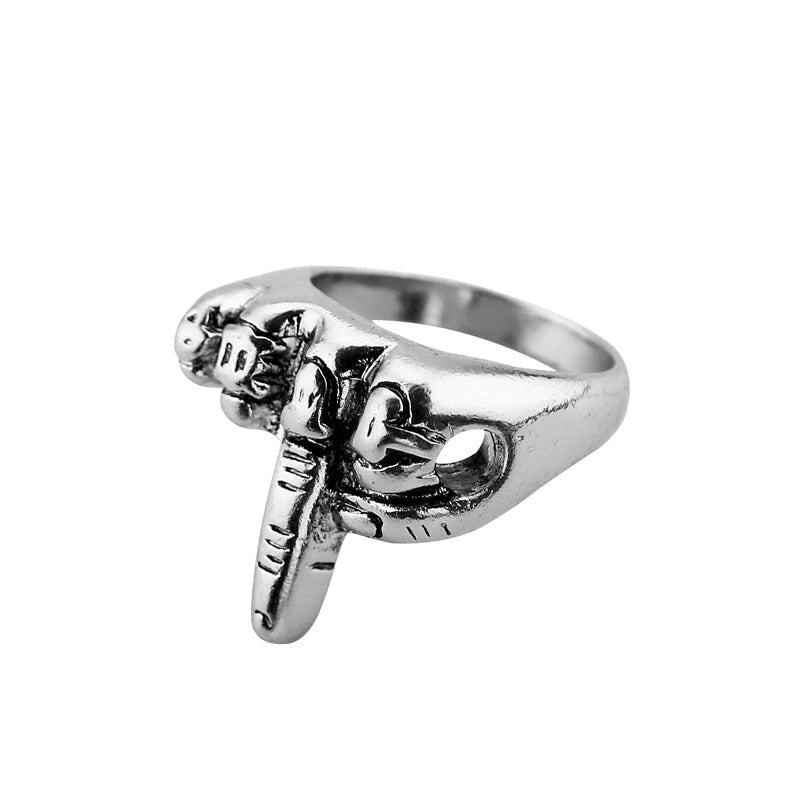 Rock Middle Finger Ring - AMPED