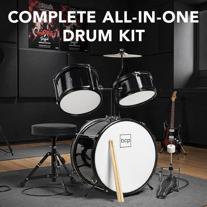 Rookie Riot 3 - Piece Kids Drum Kit – Junior Beginner Set - AMPED