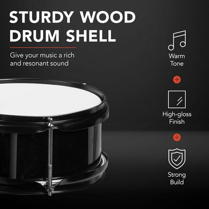 Rookie Riot 3 - Piece Kids Drum Kit – Junior Beginner Set - AMPED
