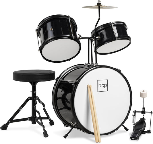 Rookie Riot 3 - Piece Kids Drum Kit – Junior Beginner Set - AMPED