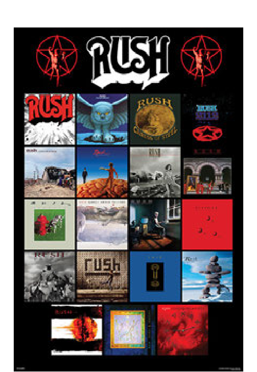 Rush – Album Covers 24x36 Poster - AMPED