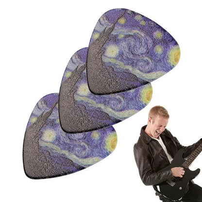 Starry Night Guitar Picks - AMPED