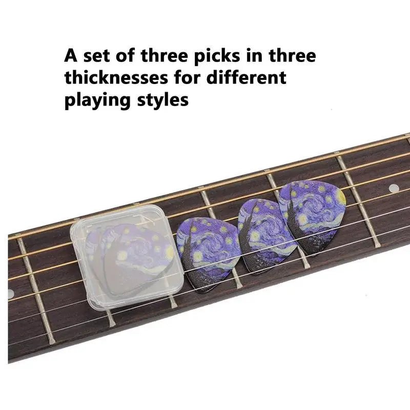 Starry Night Guitar Picks - AMPED