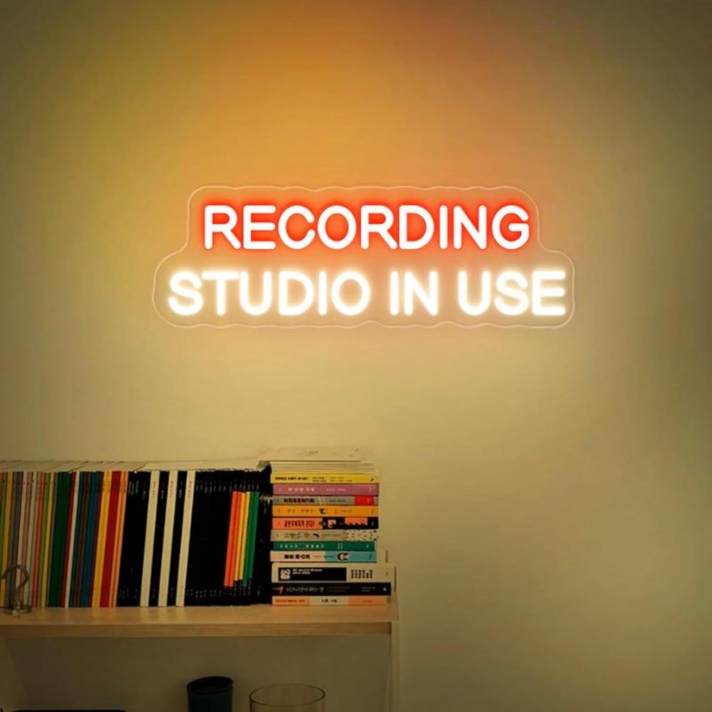Studio In Session Neon Sign – Dimmable Recording Light - AMPED