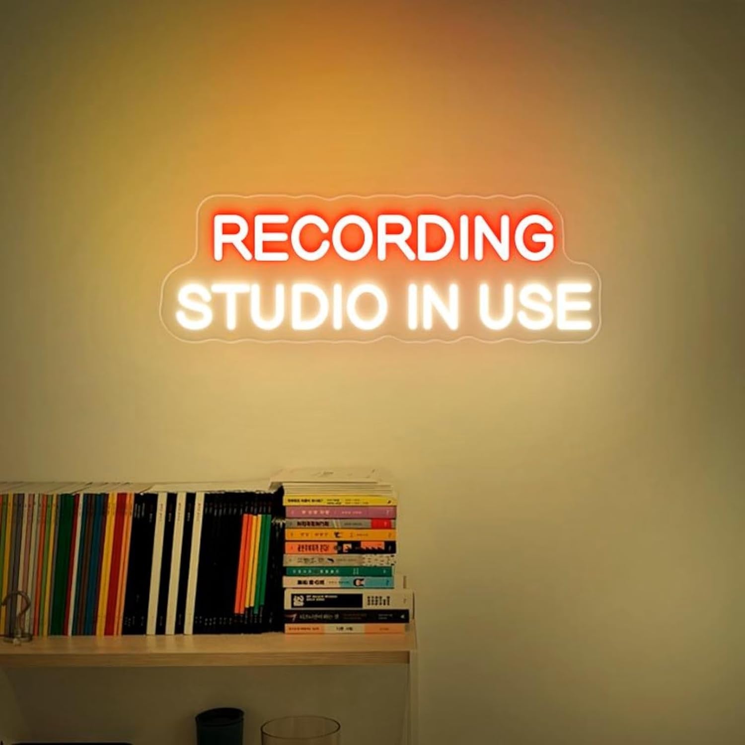 Studio In Session Neon Sign – Dimmable Recording Light - AMPED
