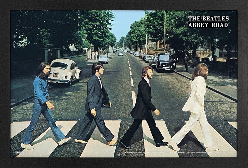 The Beatles - Abbey Road (11x17 Framed Print) - AMPED