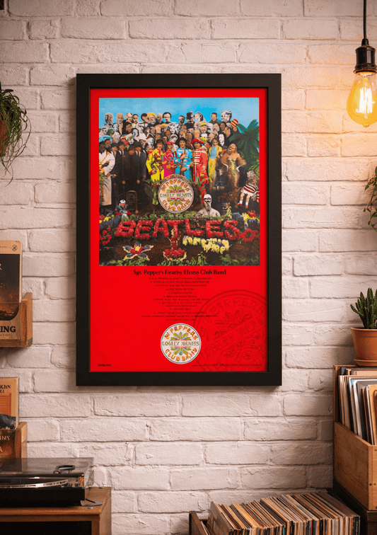 The Beatles – Sgt. Pepper’s Lonely Hearts Club Band (Album Cover Poster) 11x17 - AMPED