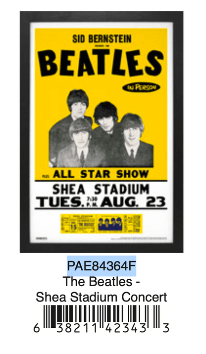 The Beatles – Shea Stadium Concert (1965) Poster 11x17 - AMPED