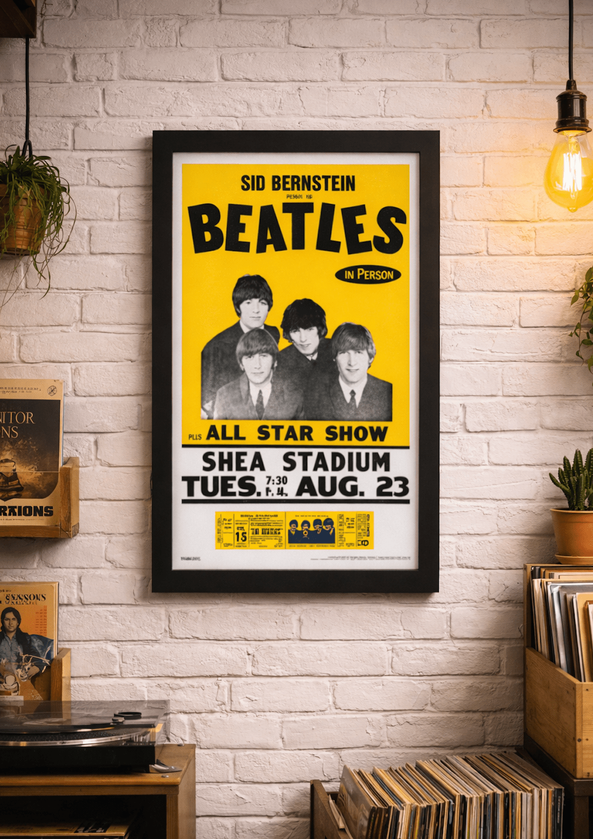 The Beatles – Shea Stadium Concert (1965) Poster 11x17 - AMPED