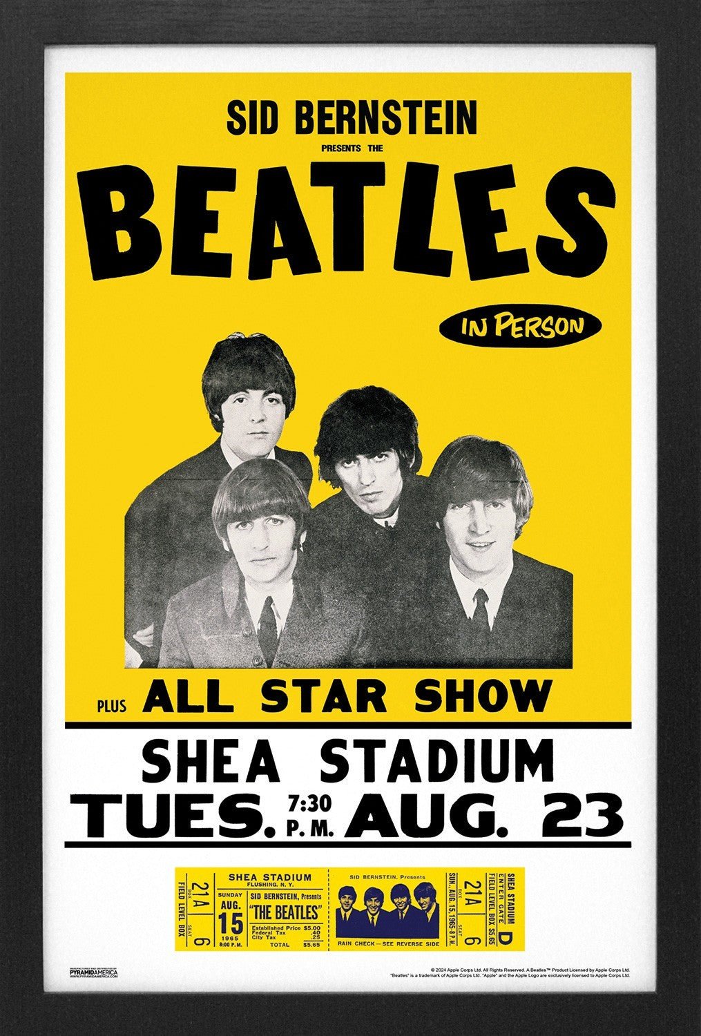 The Beatles – Shea Stadium Concert (1965) Poster 11x17 - AMPED