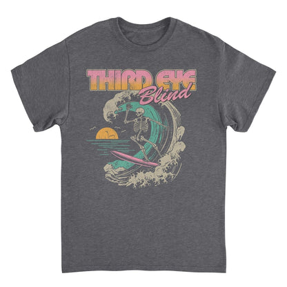 Third Eye Blind Surf Skeleton T-Shirt - AMPED