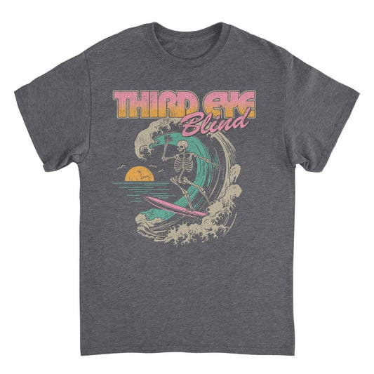Third Eye Blind Surf Skeleton T-Shirt - AMPED
