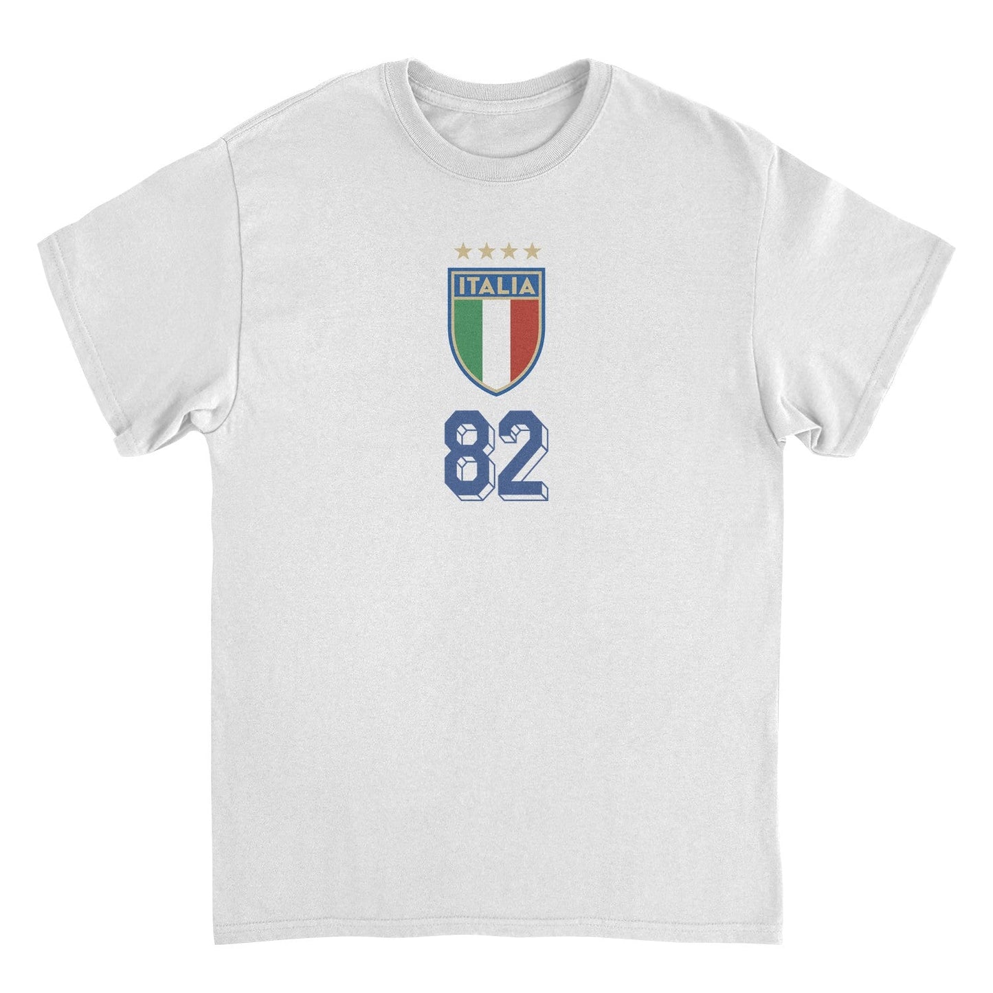 Toffs Retro Soccer Futbol Italia Logo White T-Shirt - AMPED