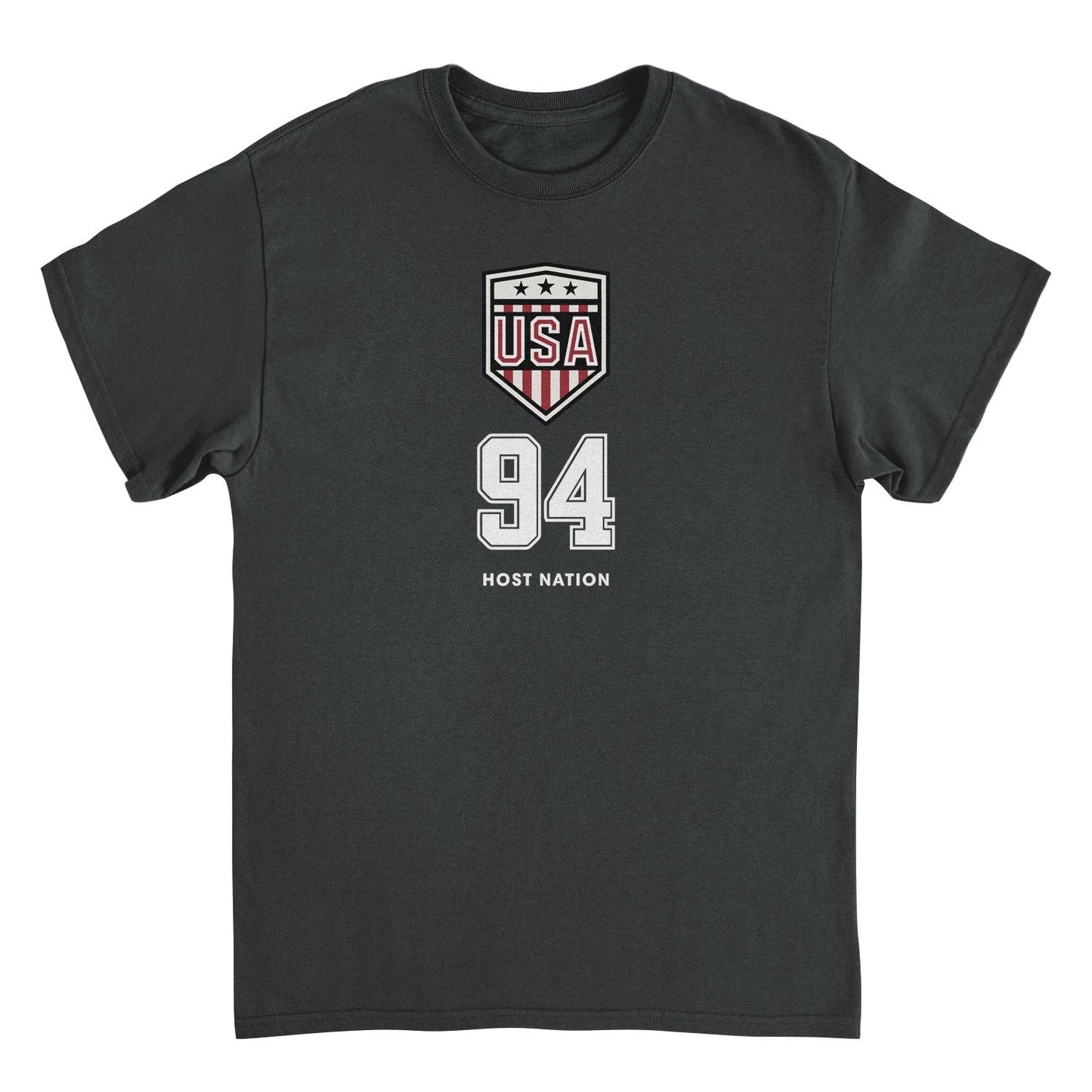 Toffs Retro Soccer Futbol USA Logo Black T-Shirt - AMPED