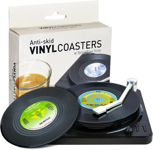Vinil Drink Coasters Set - AMPED