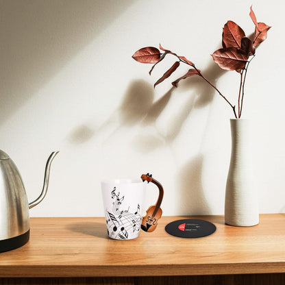 Violin Mug & Vinyl Record Coaster - AMPED