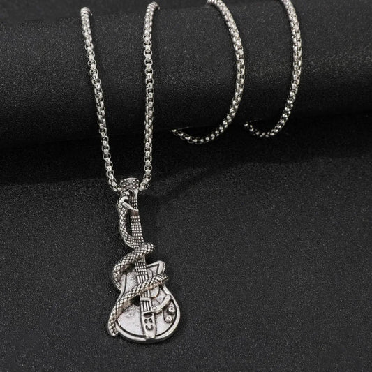 Winding Snake Guitar Necklace - AMPED