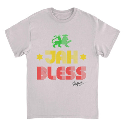 Ziggy Marley Jah Bless Lt Ice Grey T-Shirt - AMPED
