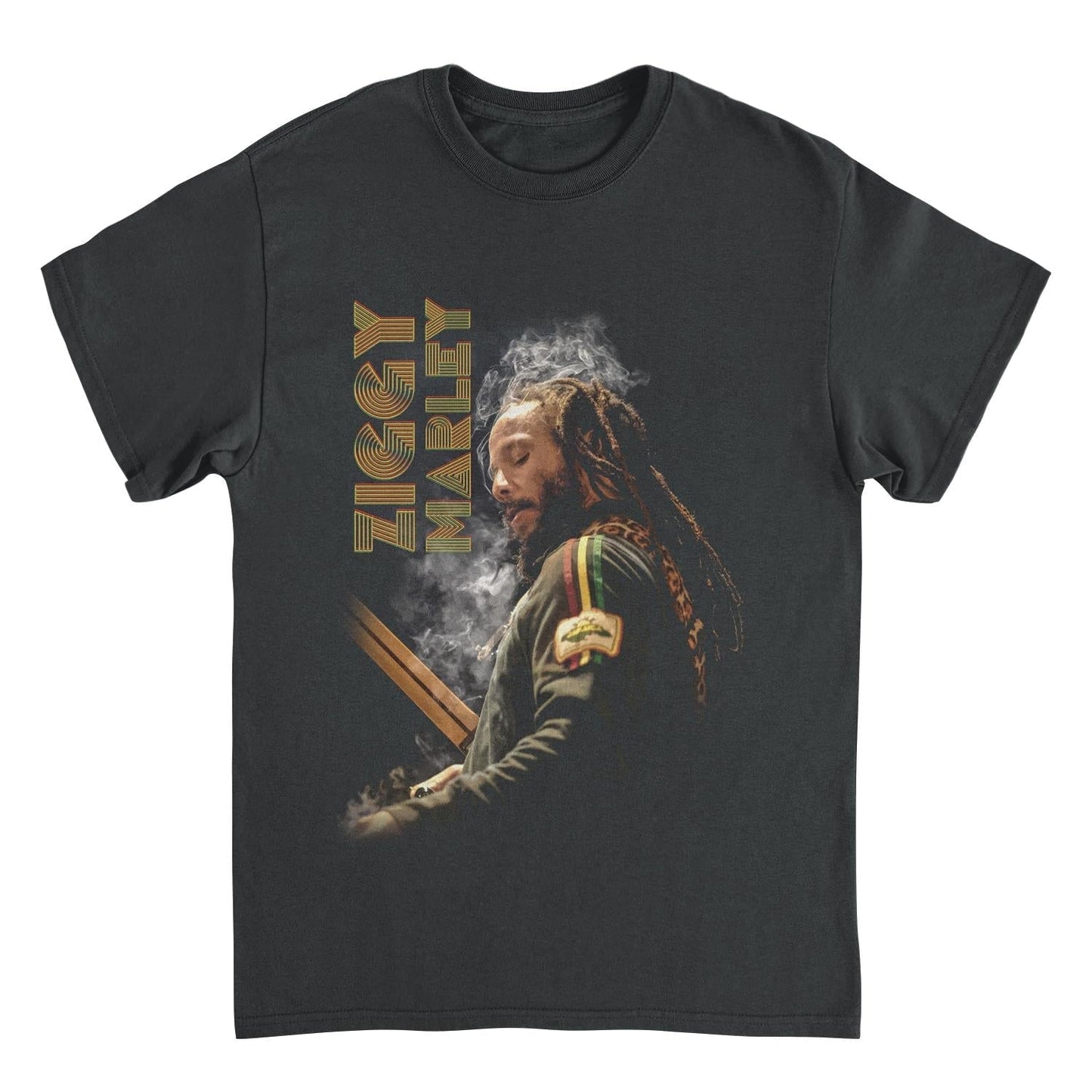 Ziggy Marley Smoke Ziggy Black T-Shirt - AMPED