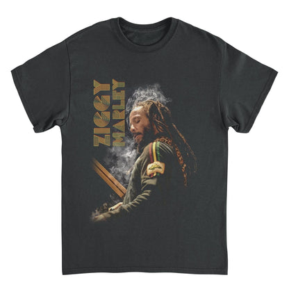 Ziggy Marley Smoke Ziggy Black T-Shirt - AMPED